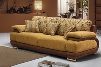 Трехместный комбинированный диван Валлетта Люкс 1 (гр. 27+120)