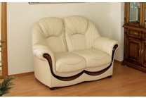 Двухместный кожаный диван Дельта 2м (120 гр.)